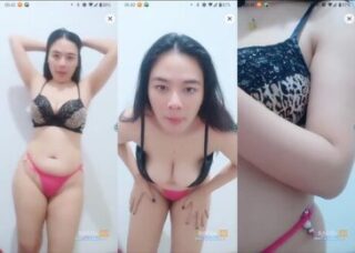 Bu Lurah Pamerin Body Pink Hitam