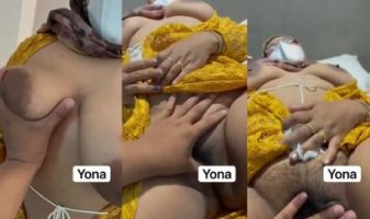 Ajak Tante Jilboobsr Yona Check-in Hari Minggu
